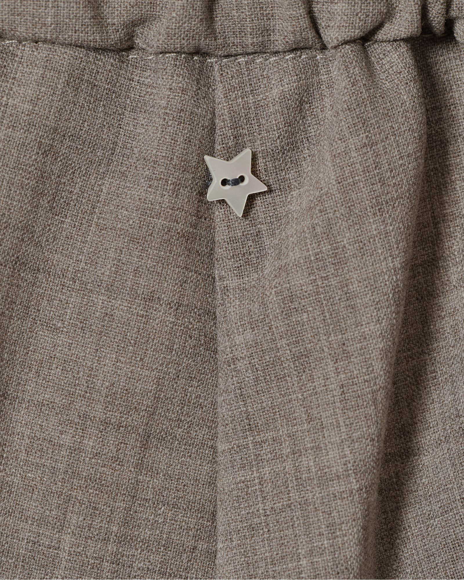 Pantalon en tissu chiné élastique gris Lorena Antoniazzi