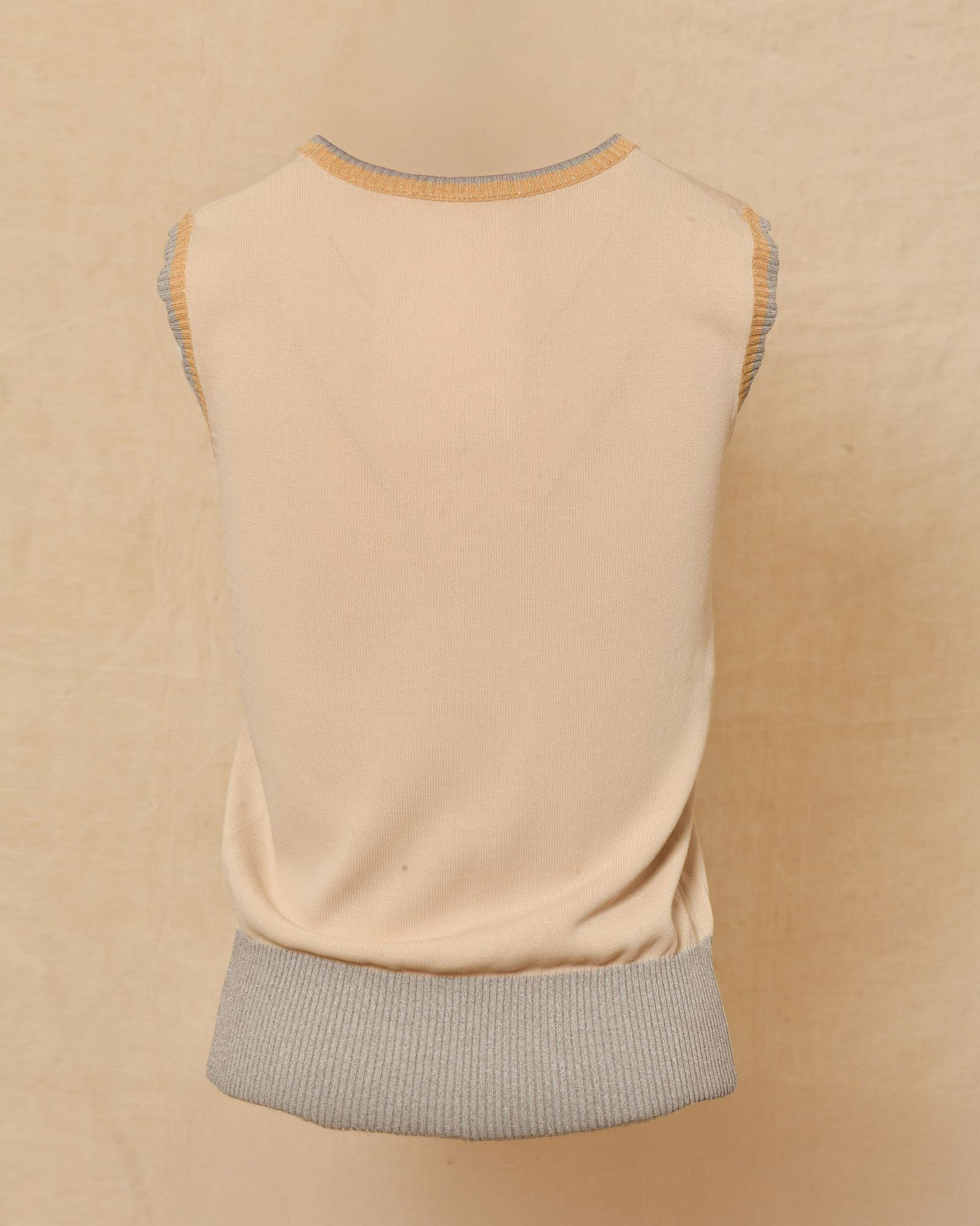 Top sans manches en maille Edward Achour