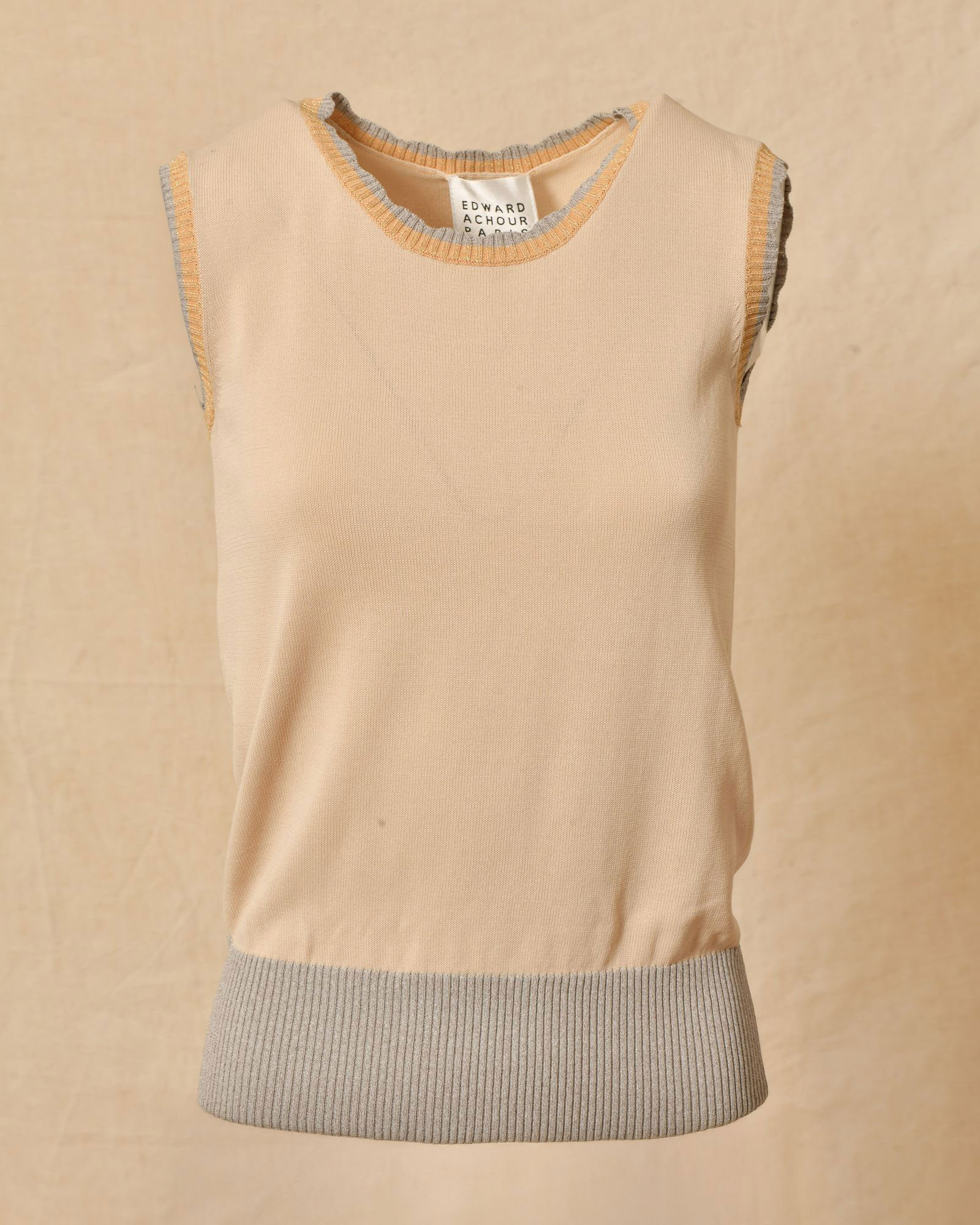 Top sans manches en maille Edward Achour