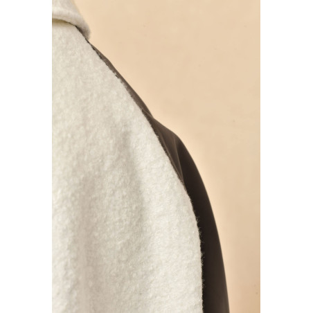 Blouson en cuir et peau lainée Ventcouvert