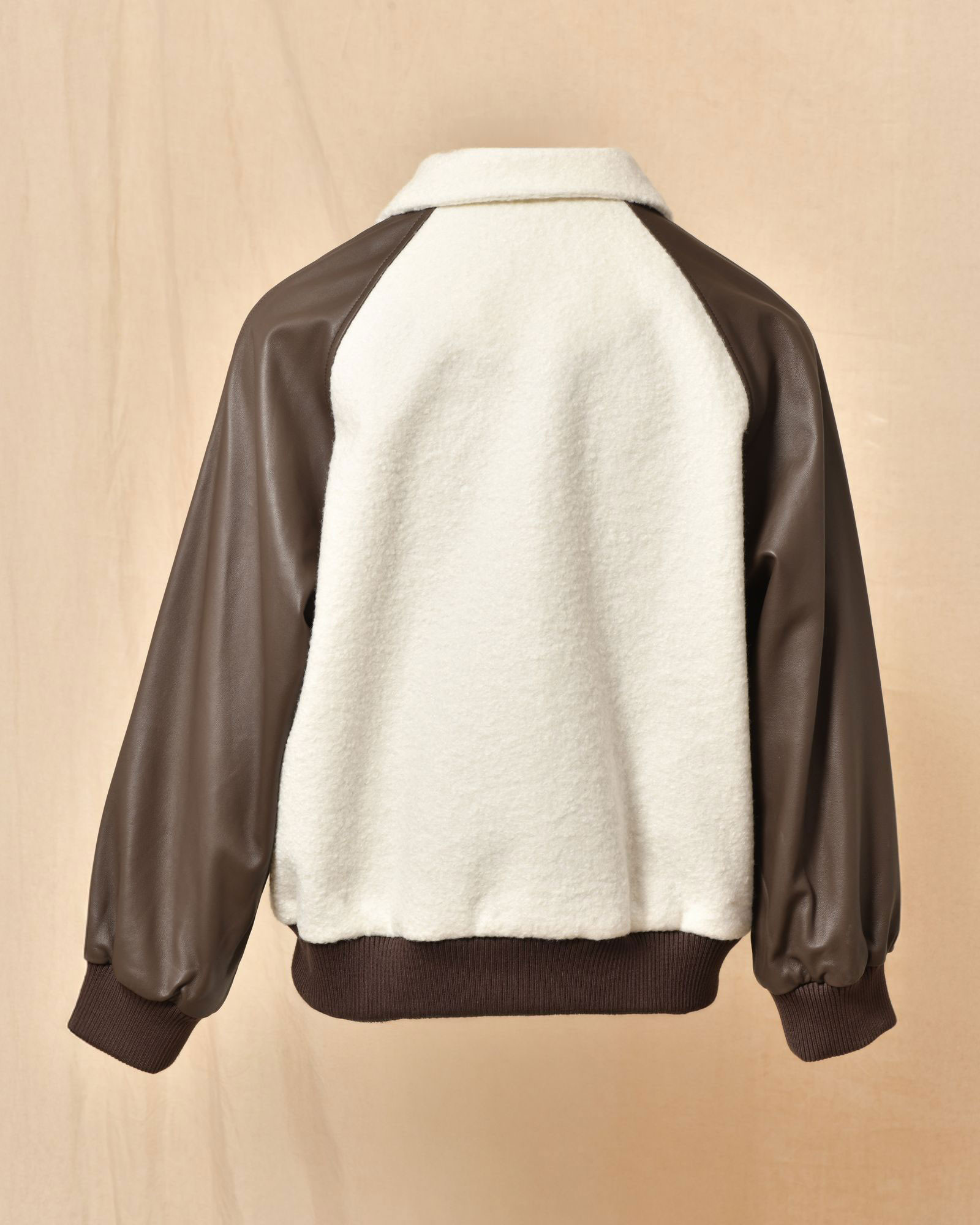 Blouson en cuir et peau lainée Ventcouvert