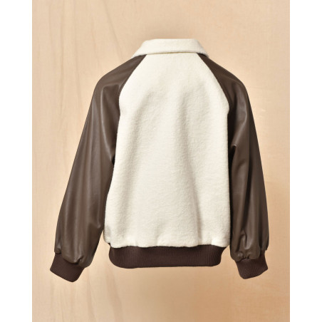 Blouson en cuir et peau lainée Ventcouvert