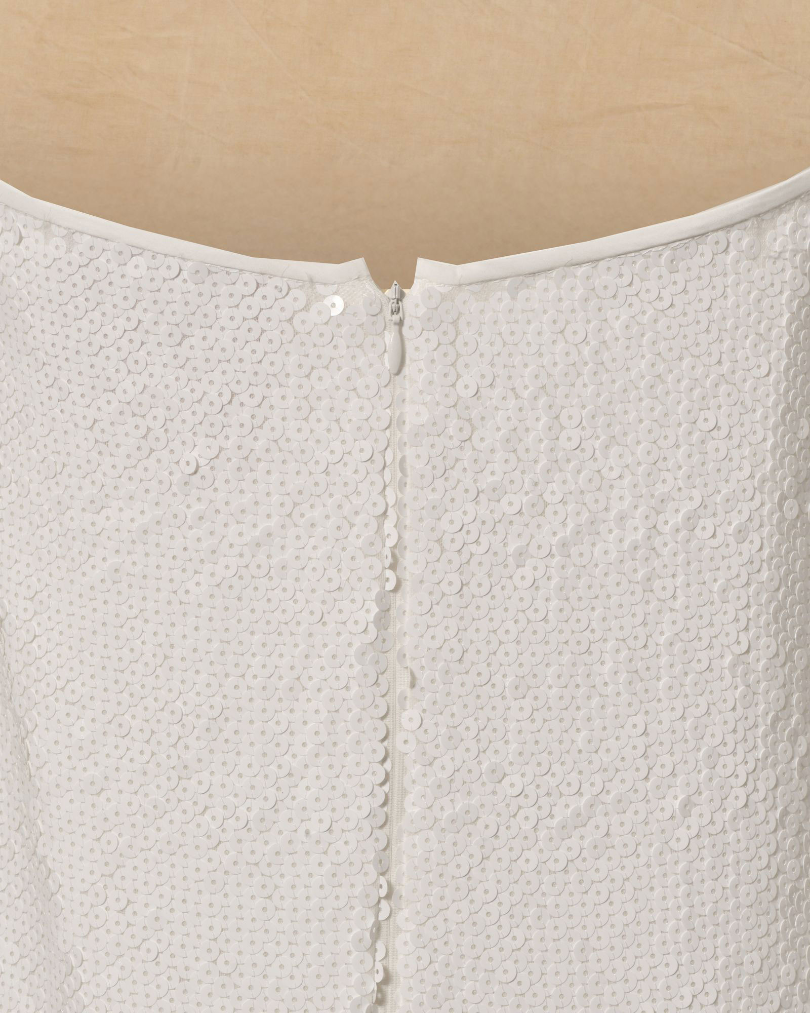 Robe à sequins blancs Co.Go