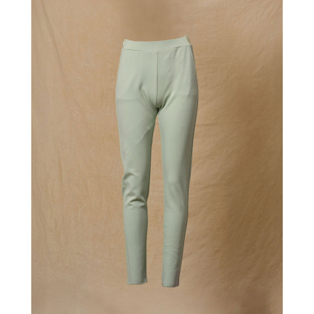 Pantalon vert d'eau en viscose She'so
