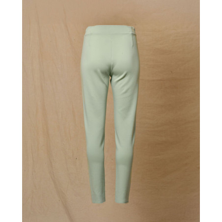 Pantalon vert d'eau en viscose She'so