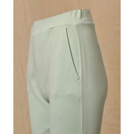 Pantalon vert d'eau en viscose She'so
