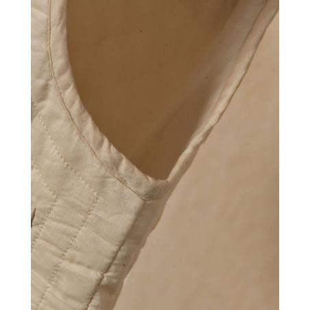 Gilet sans manches matelassé à imprimé abstrait Diega