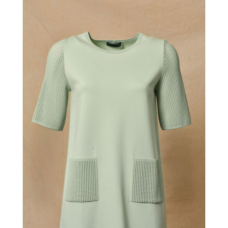 Robe vert d'eau en viscose She'so