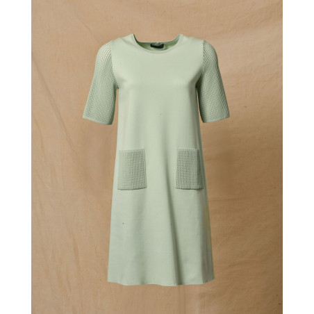 Robe vert d'eau en viscose She'so