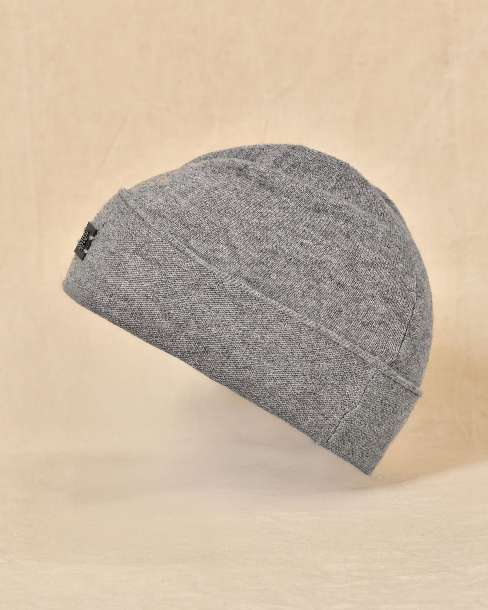 Bonnet fin en laine gris Ixos