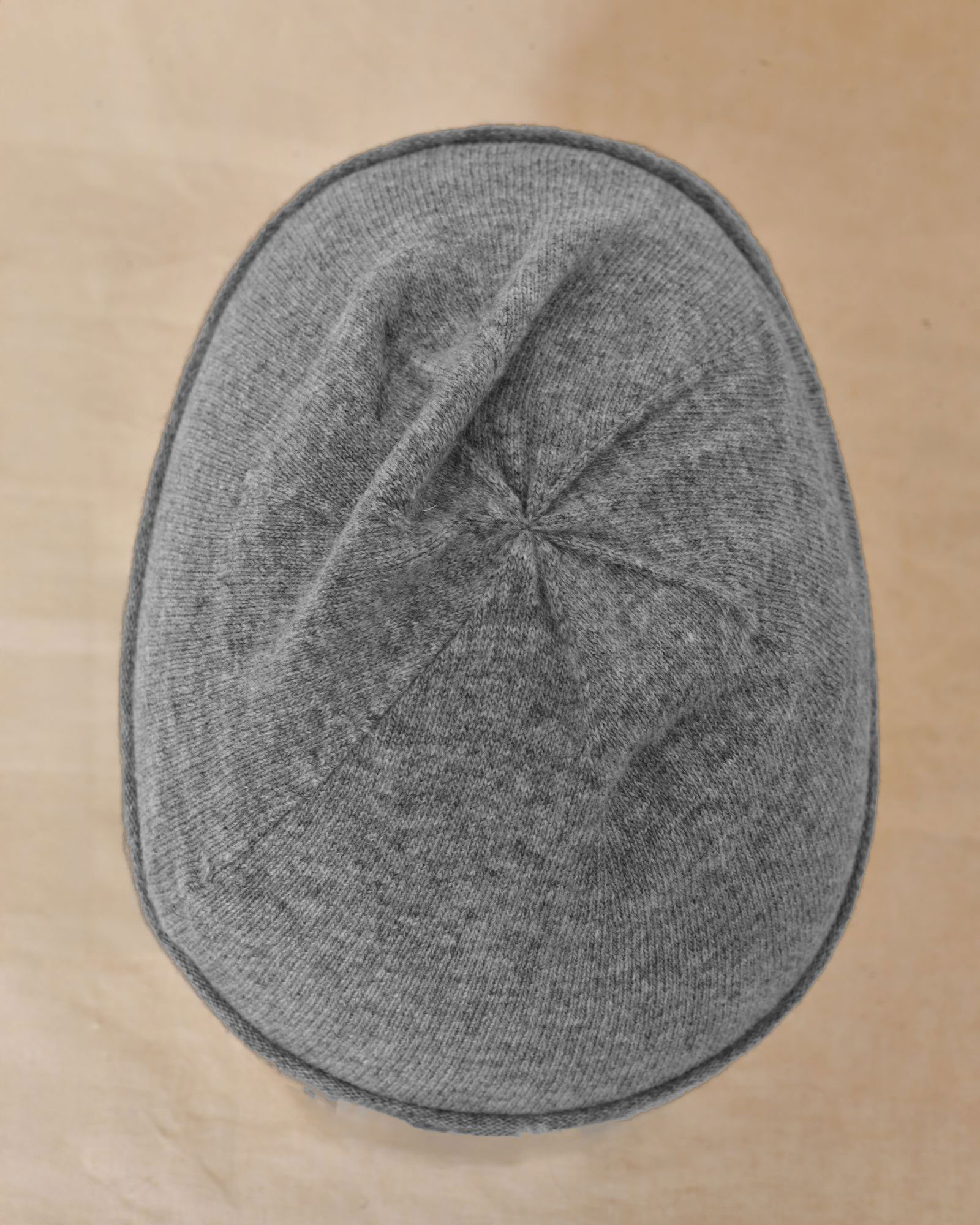 Bonnet fin en laine gris Ixos