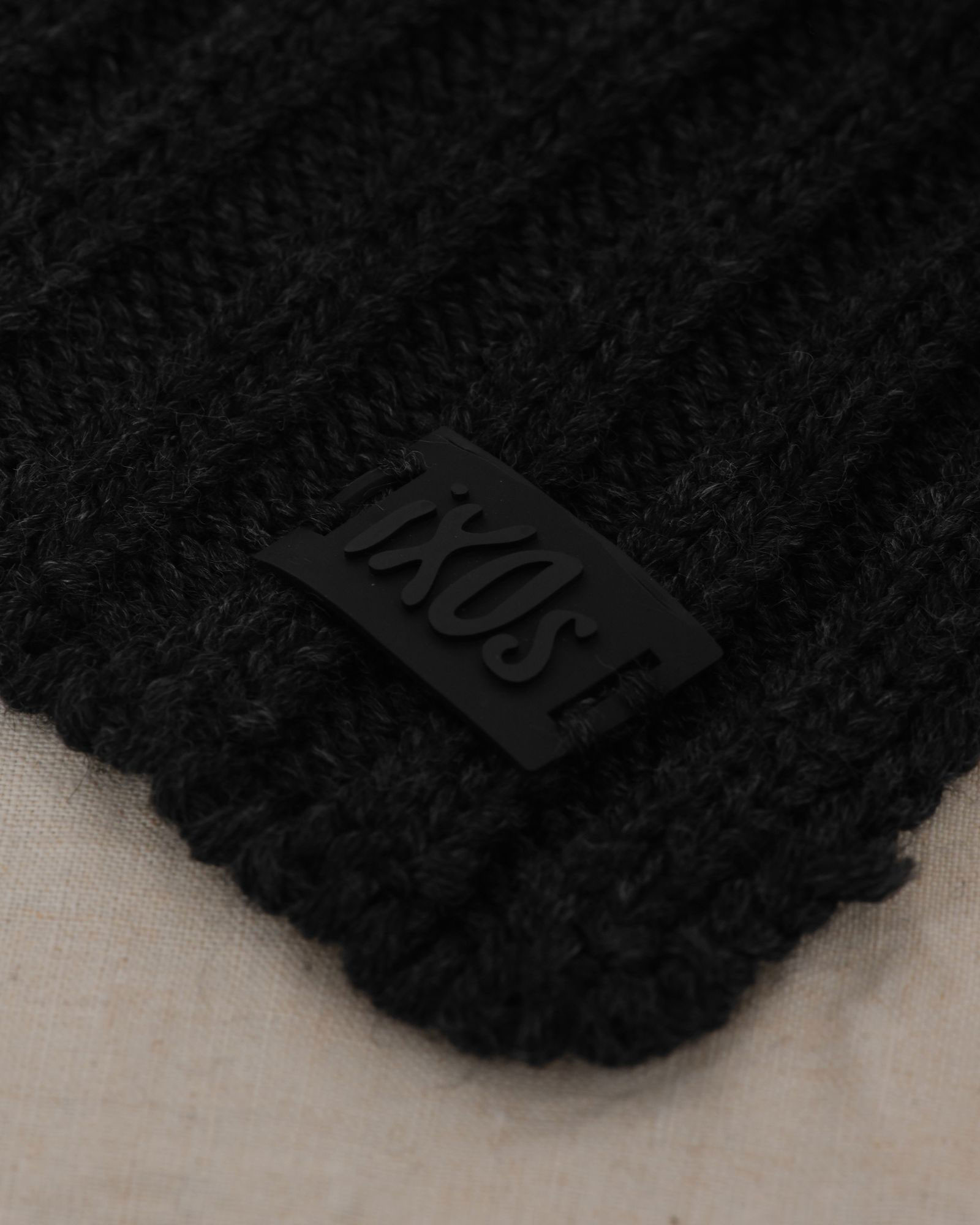 Echarpe en laine grise Ixos