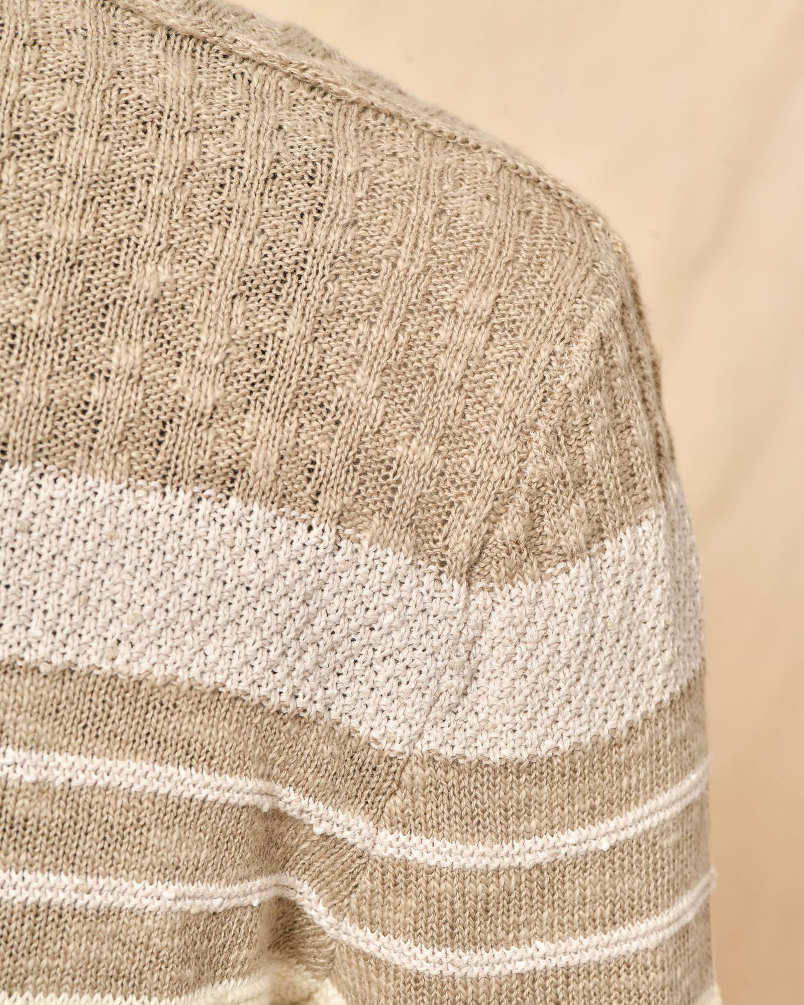 Pull rayé en maille Gabriele Pasini