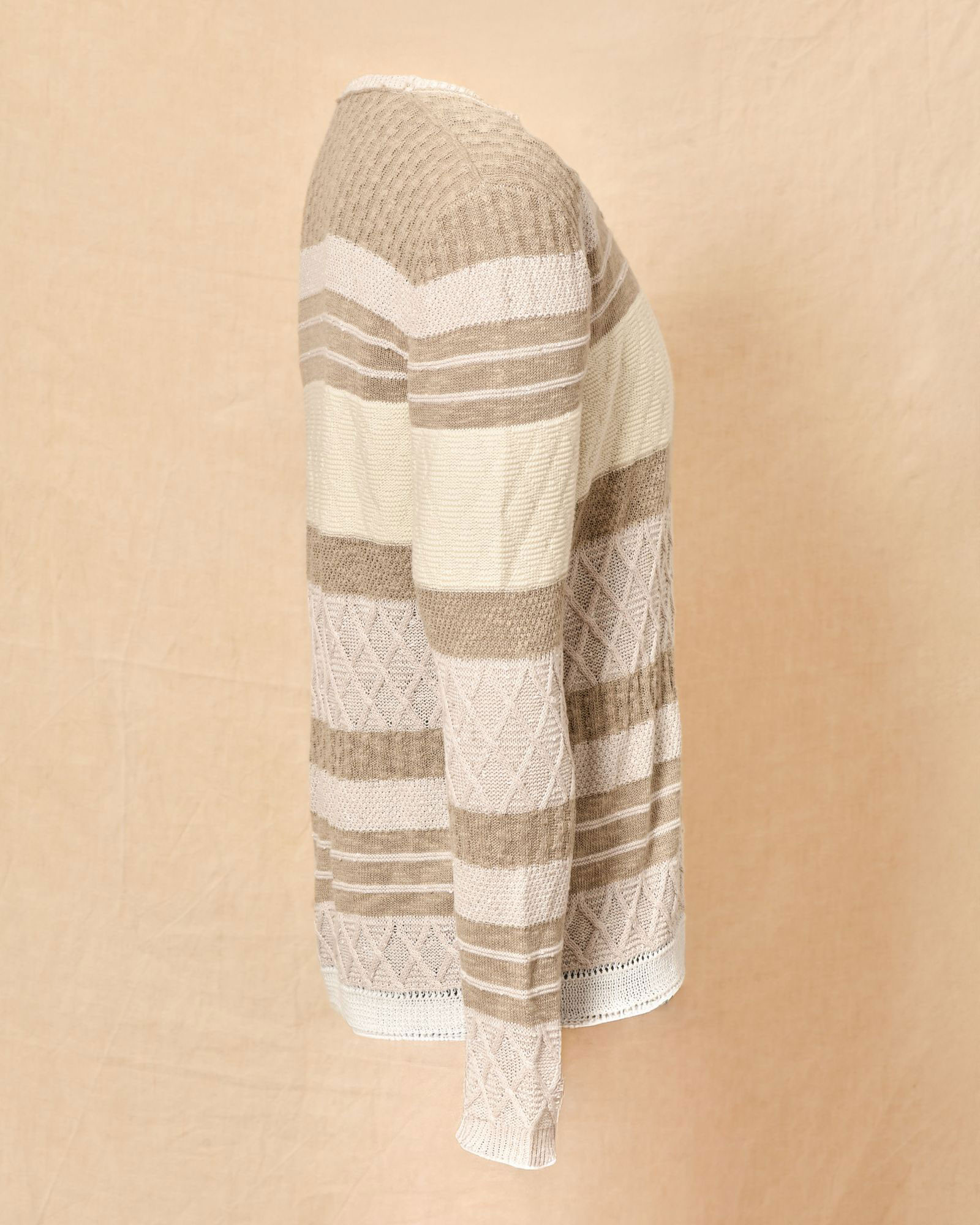 Pull rayé en maille Gabriele Pasini