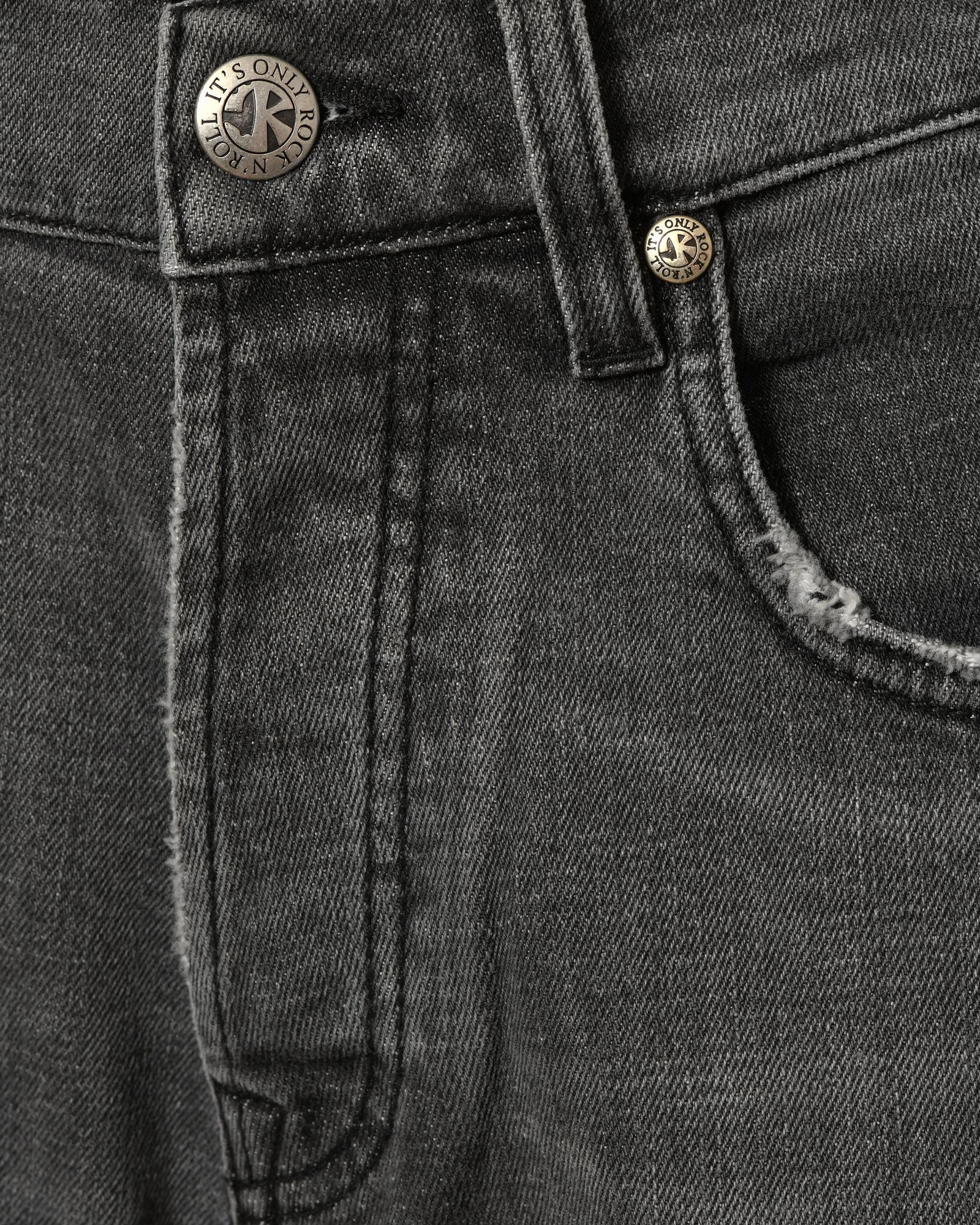 Jean gris délavé avec détails déchirés John Richmond