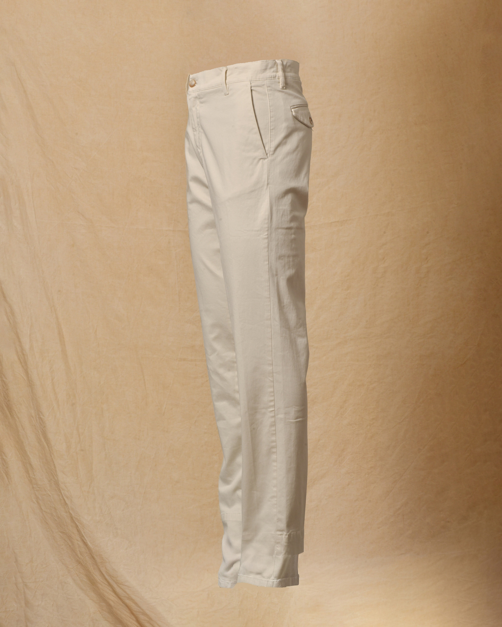 Pantalon en coton crème Cruna