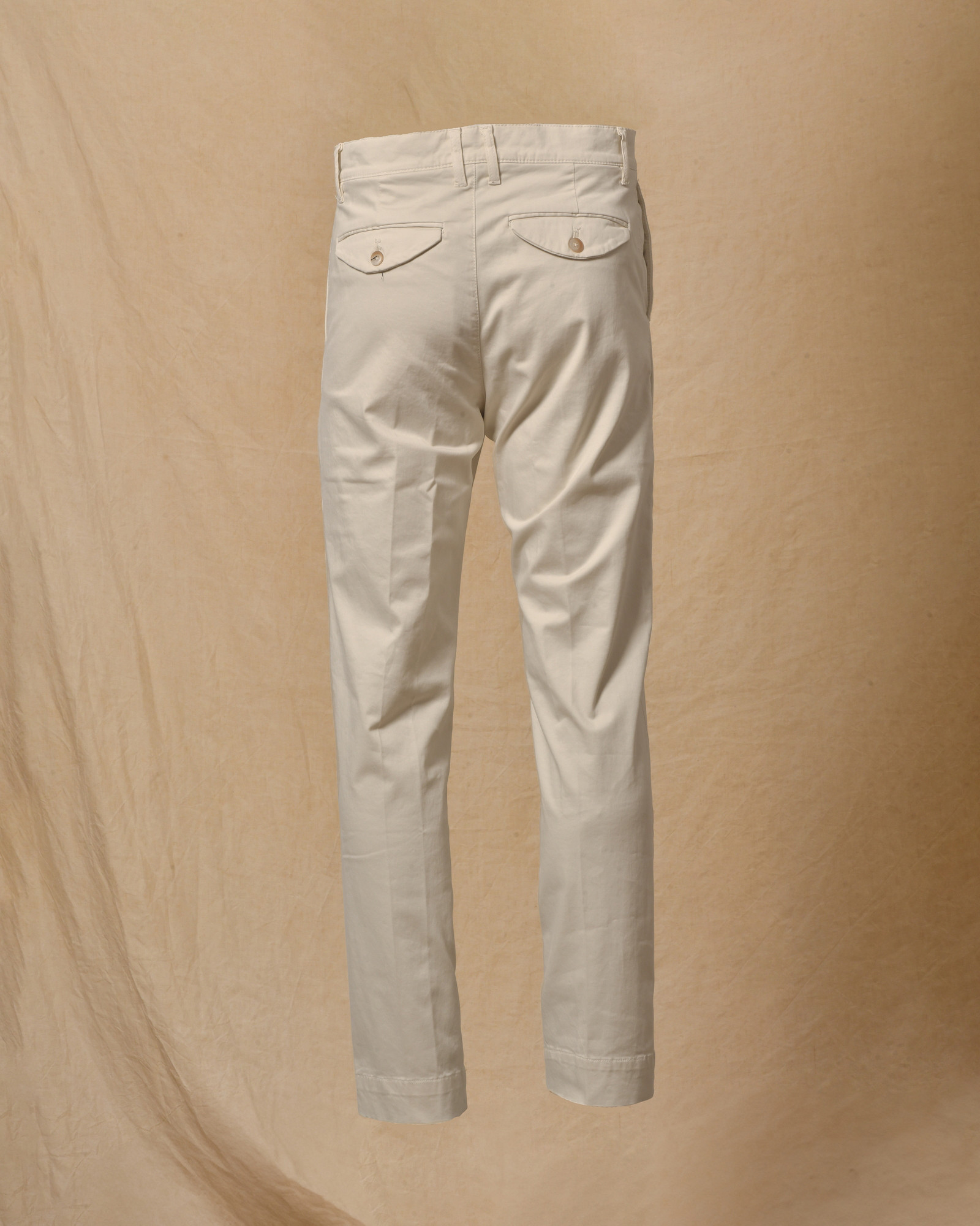 Pantalon en coton crème Cruna