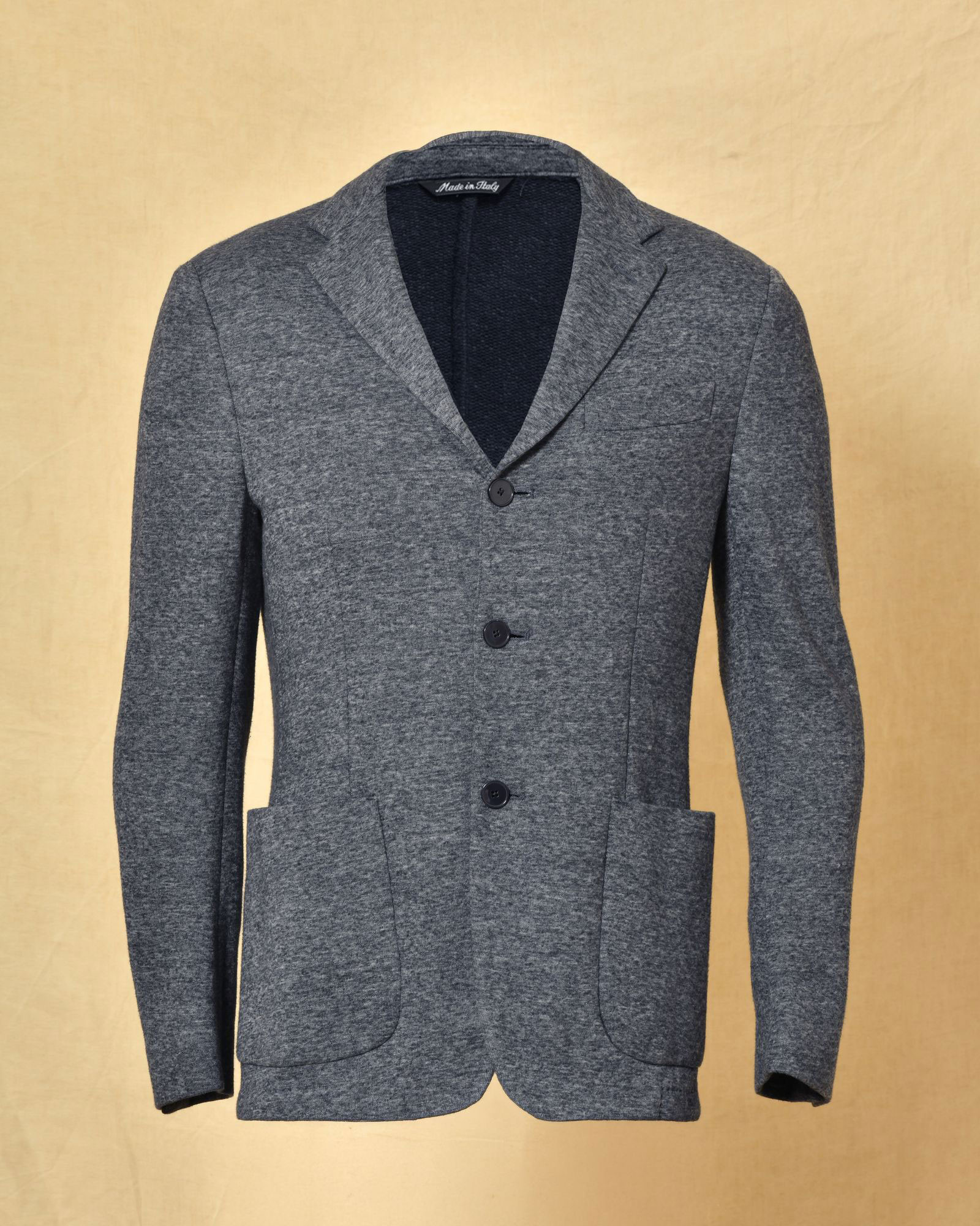 Veste bleue effet chiné Gelso Nero