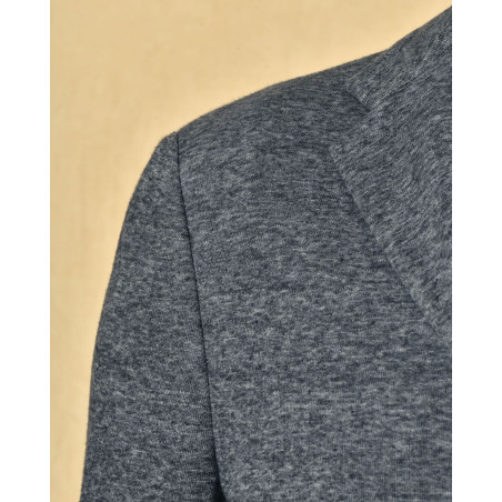 Veste bleue effet chiné Gelso Nero