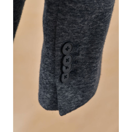 Veste bleue effet chiné Gelso Nero