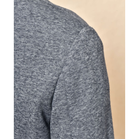 Veste bleue effet chiné Gelso Nero