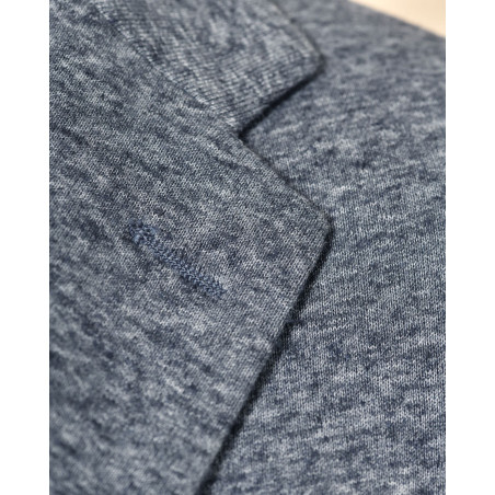 Veste bleue effet chiné Gelso Nero