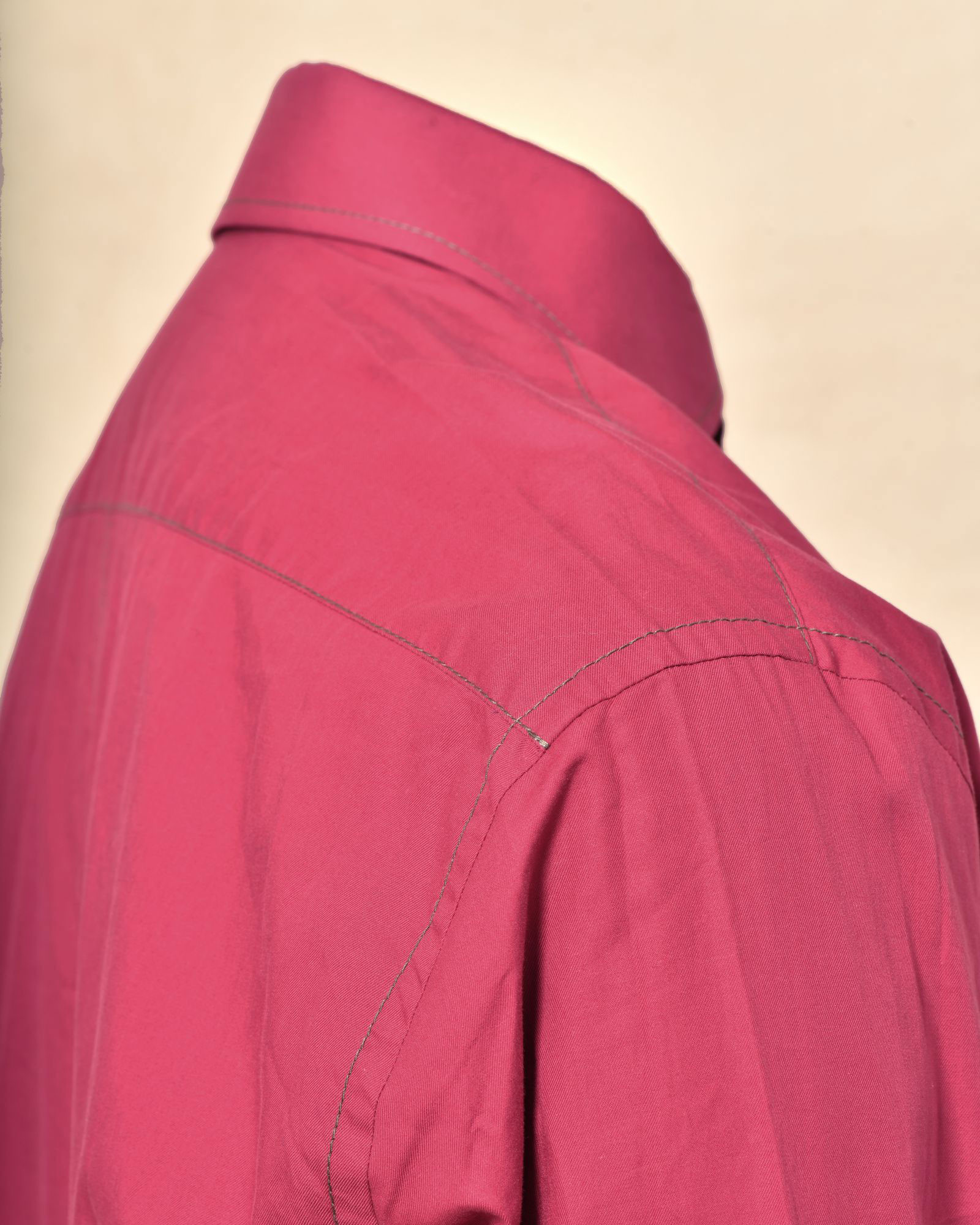 Chemise en coton bordeaux Blue Industry