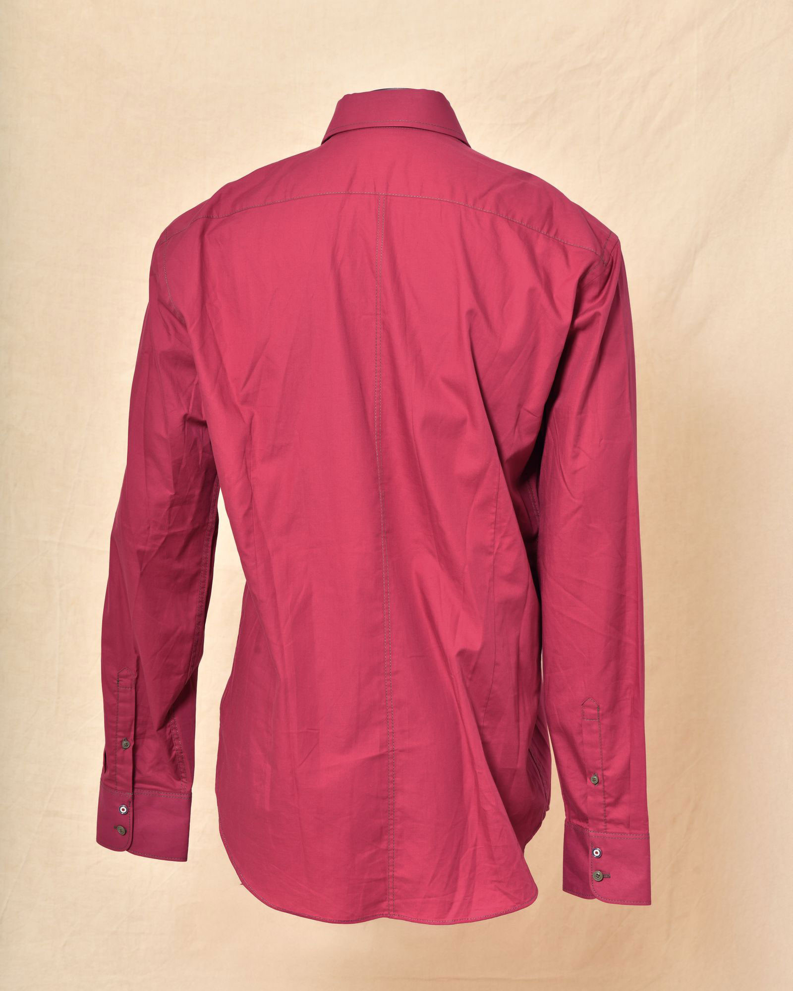 Chemise en coton bordeaux Blue Industry