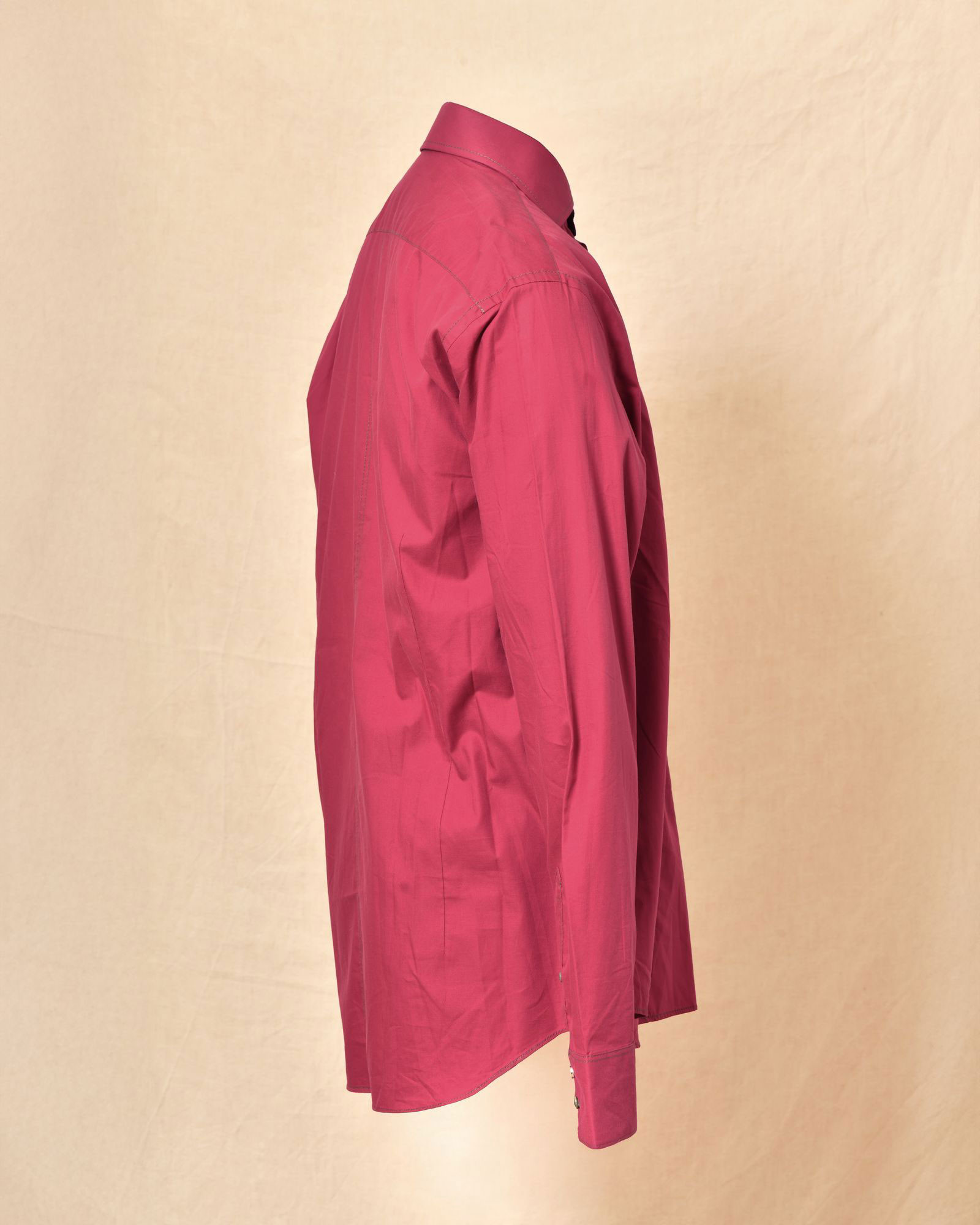 Chemise en coton bordeaux Blue Industry