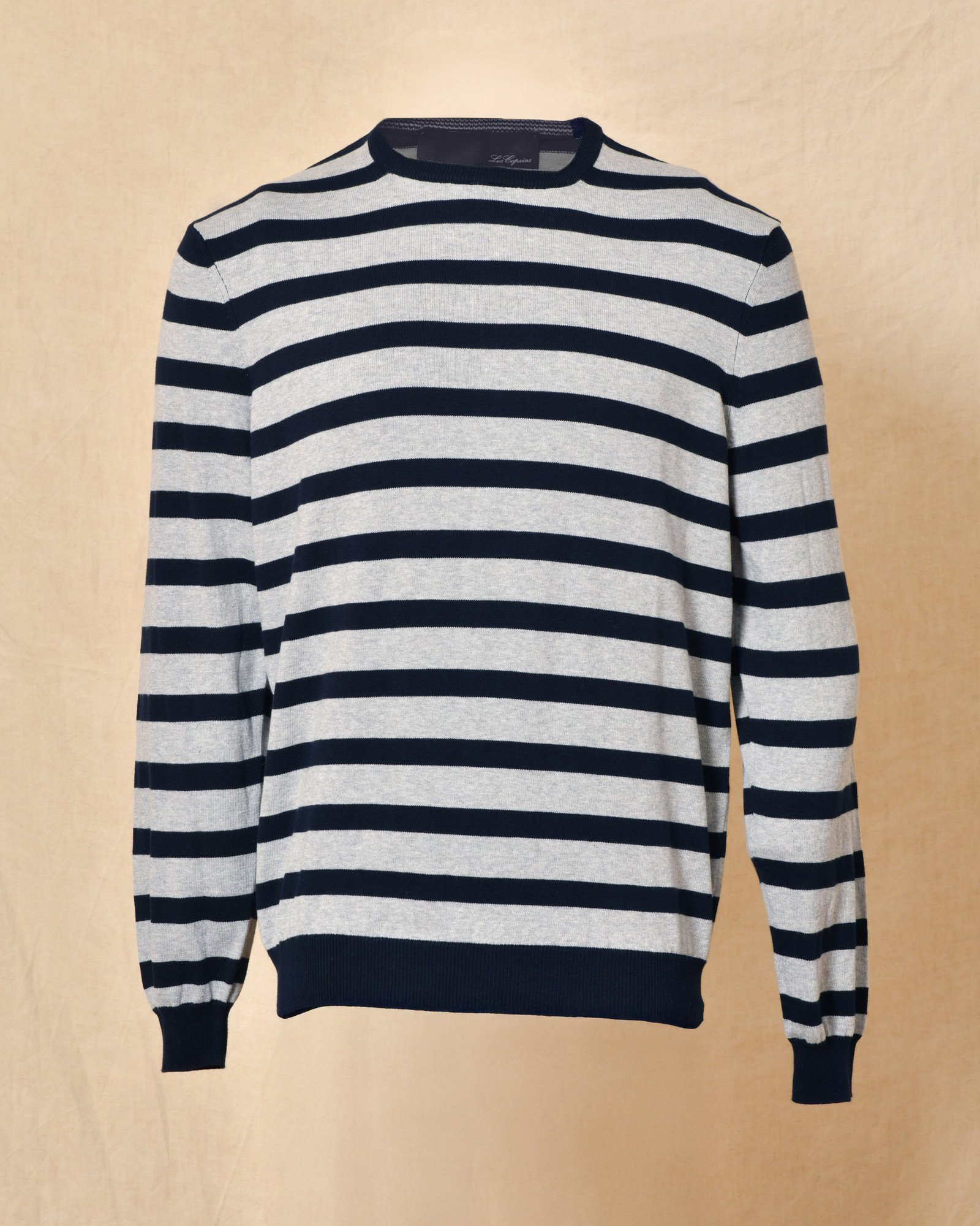 Pull bicolore en coton à rayures Les Copains