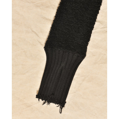 Pull long en laine noir Lost & Found