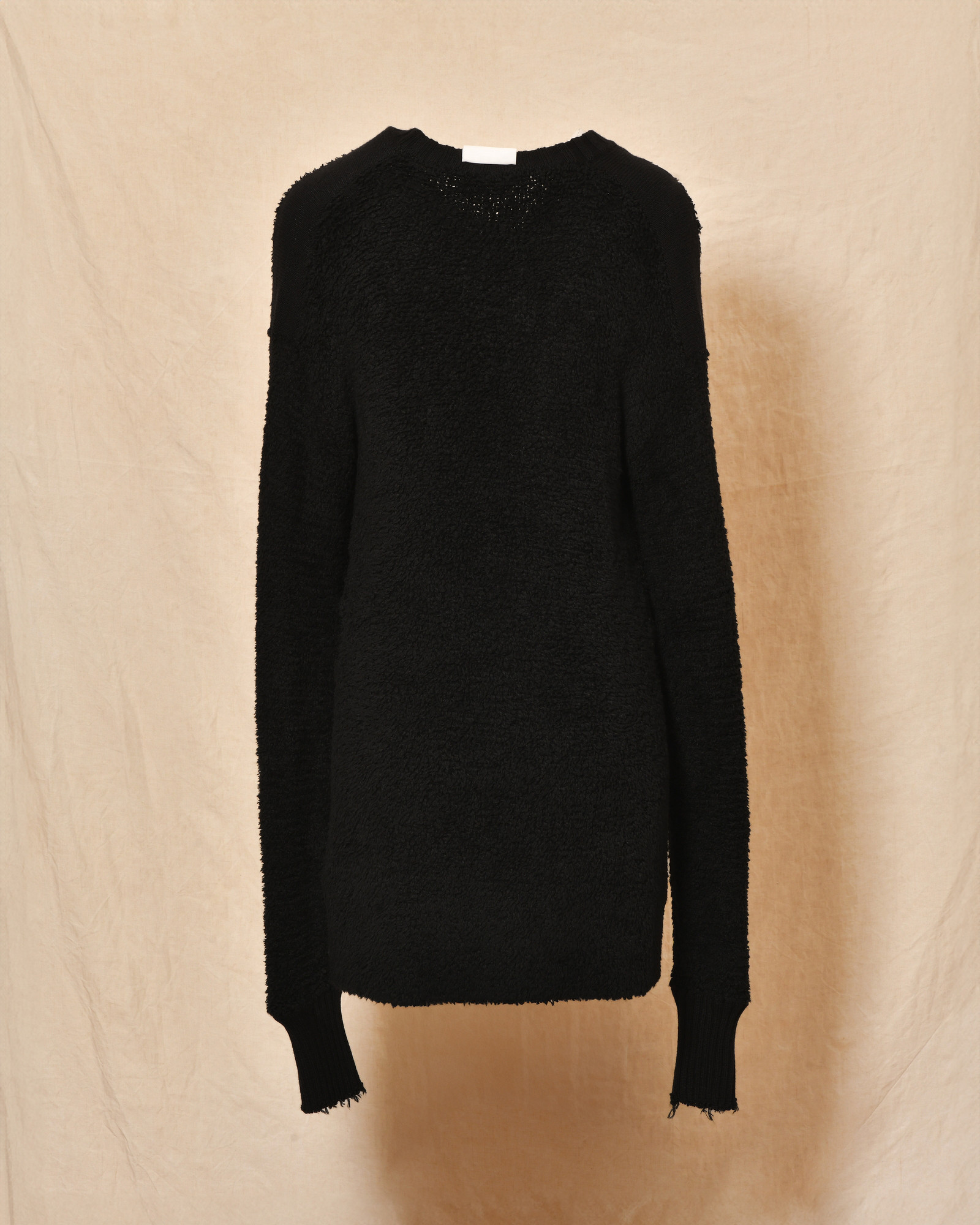 Pull long en laine noir Lost & Found