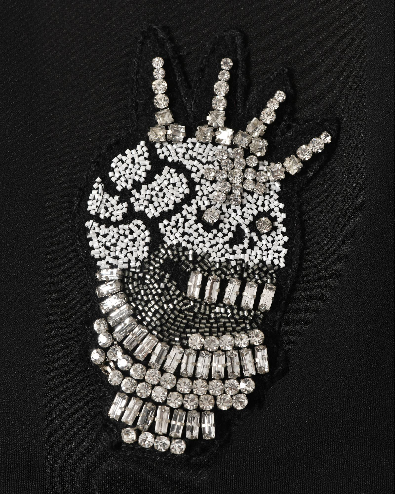 Veste de jogging à cristaux et œillets fantaisie John Richmond