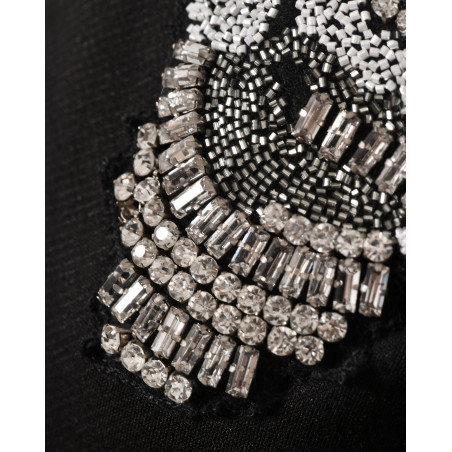 Veste de jogging à cristaux et œillets fantaisie John Richmond