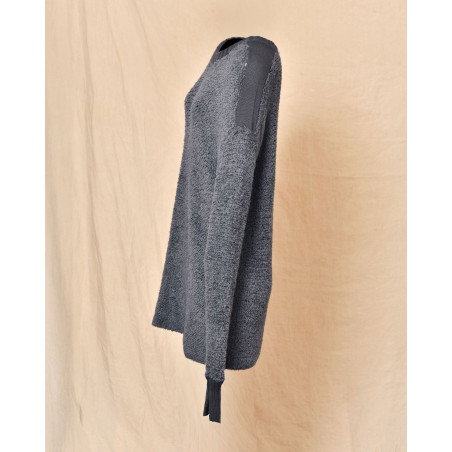 Pull long en laine gris Lost & Found