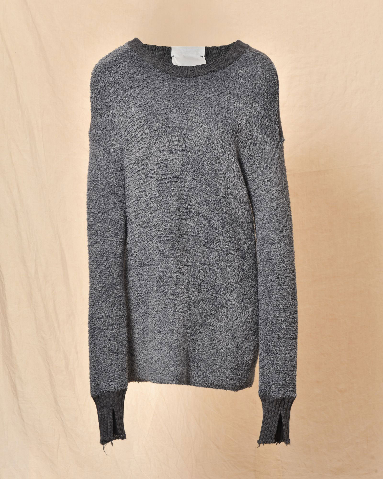 Pull long en laine gris Lost & Found