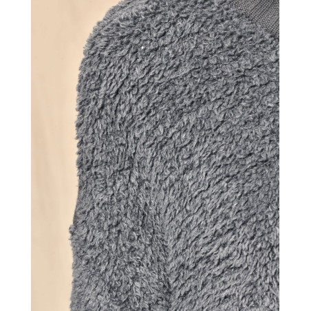 Pull long en laine gris Lost & Found