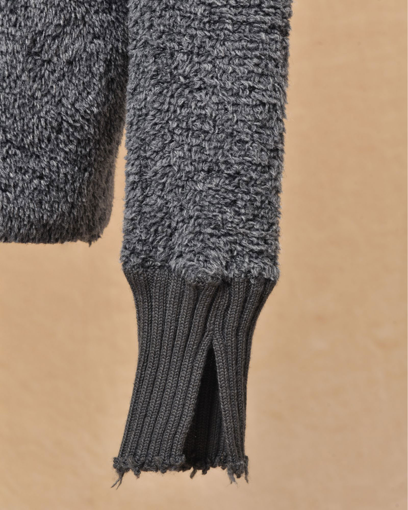 Pull long en laine gris Lost & Found