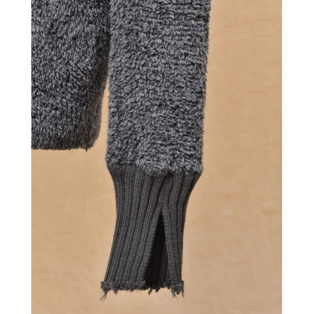 Pull long en laine gris Lost & Found