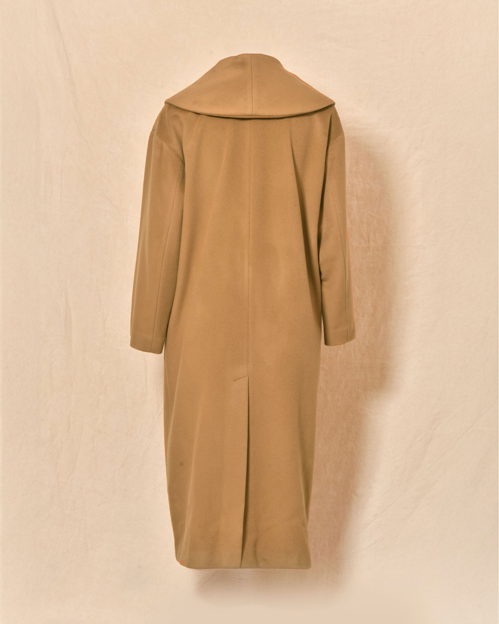 Manteau camel à double boutonnage Valentino