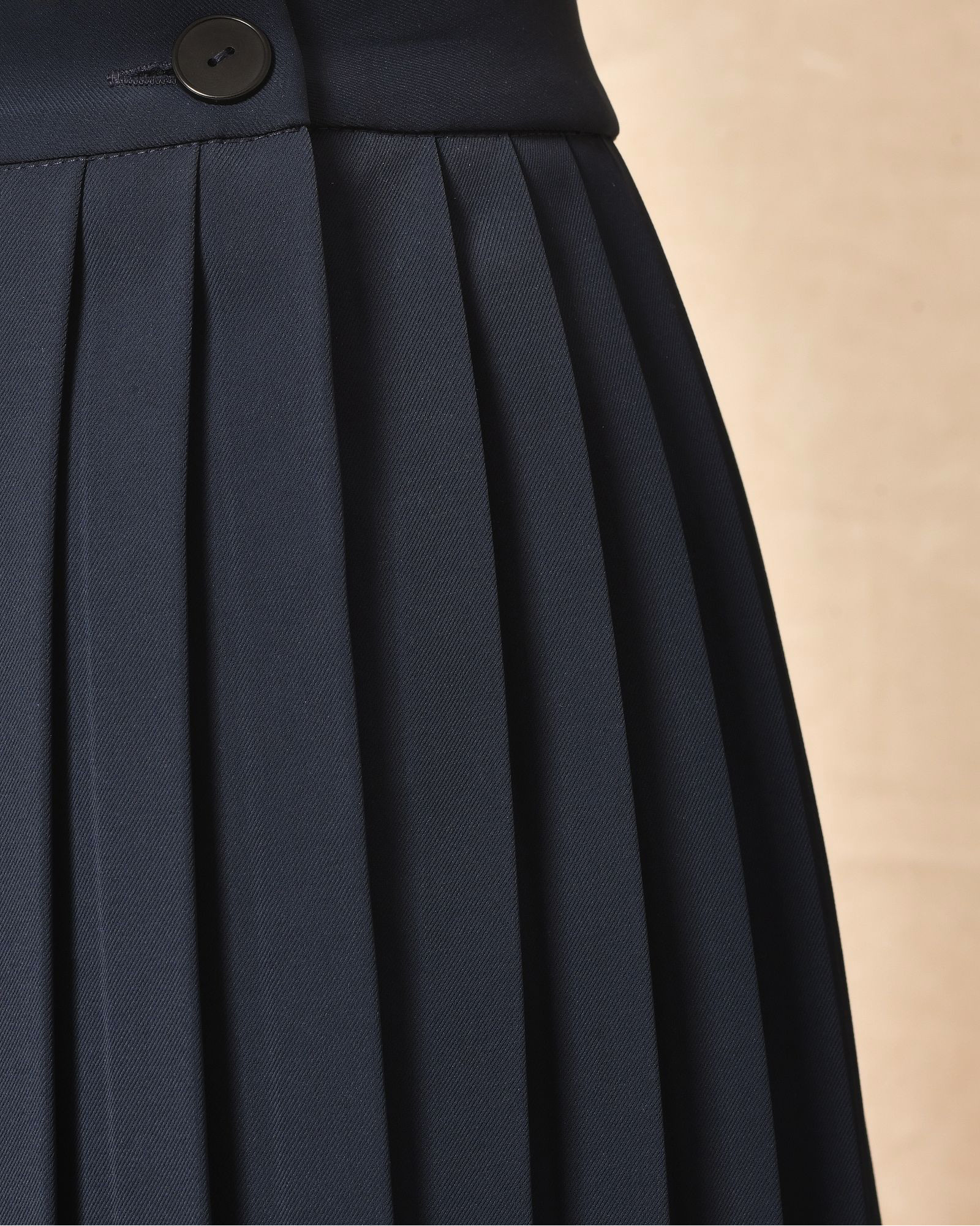 Jupe plissée à doublure asymétrique Malloni