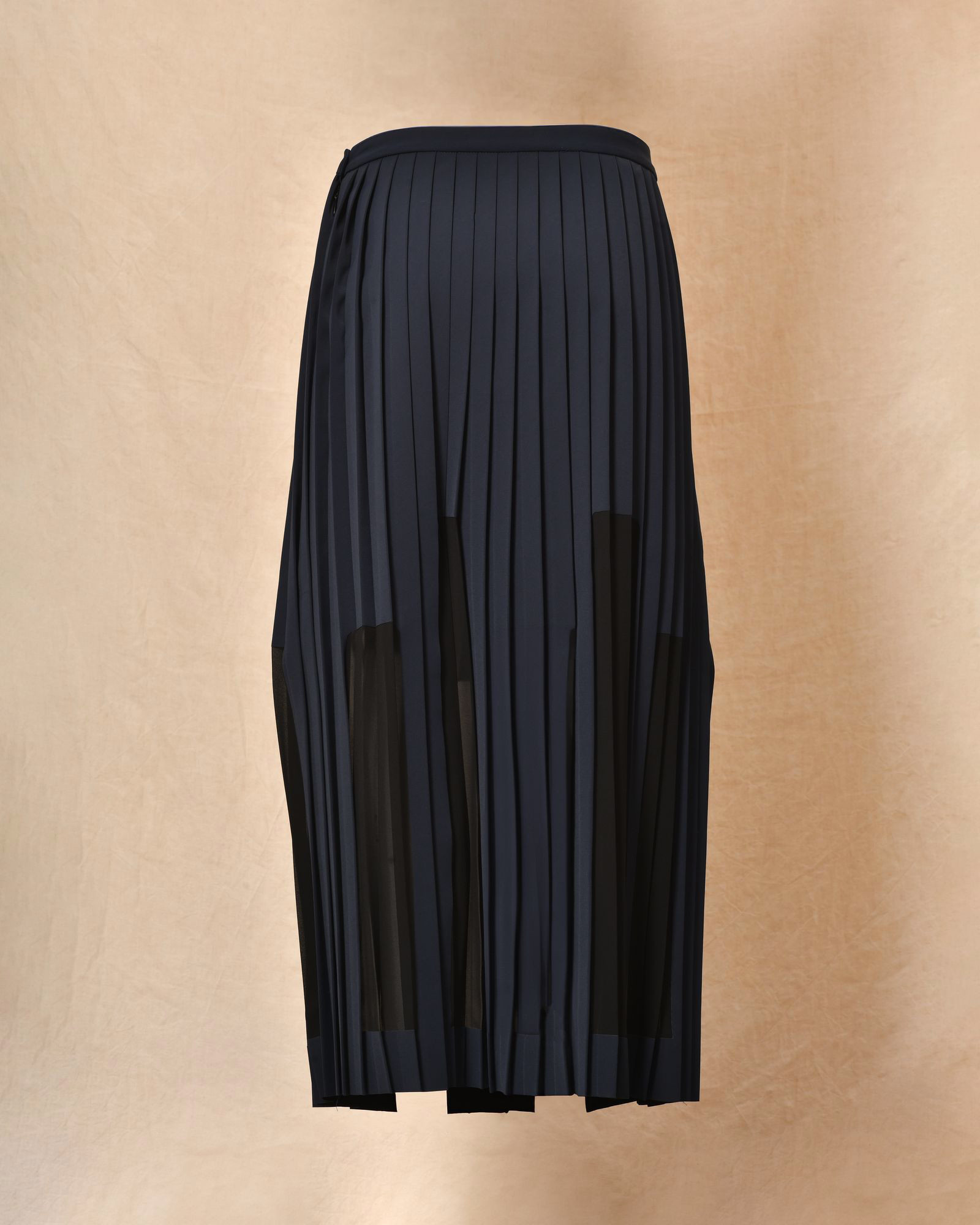 Jupe plissée à doublure asymétrique Malloni