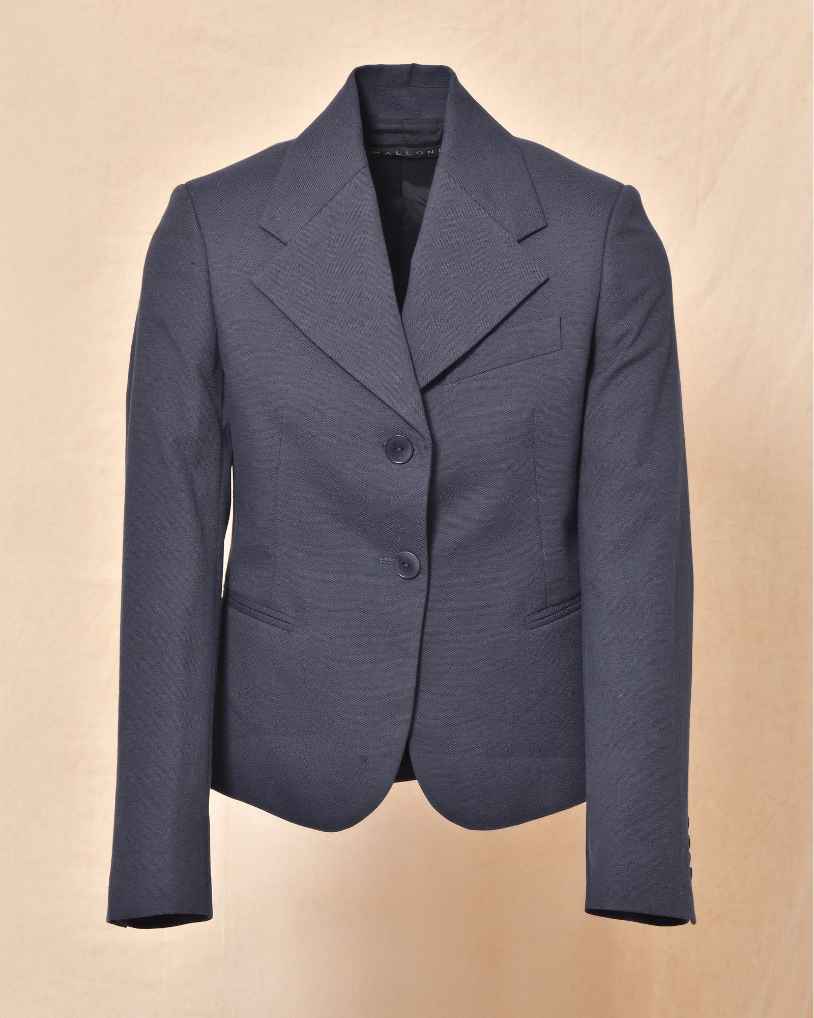 Blazer en coton bleu Malloni