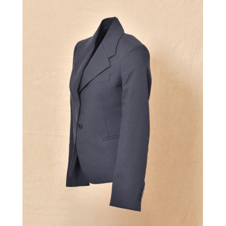 Blazer en coton bleu Malloni