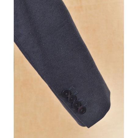 Blazer en coton bleu Malloni