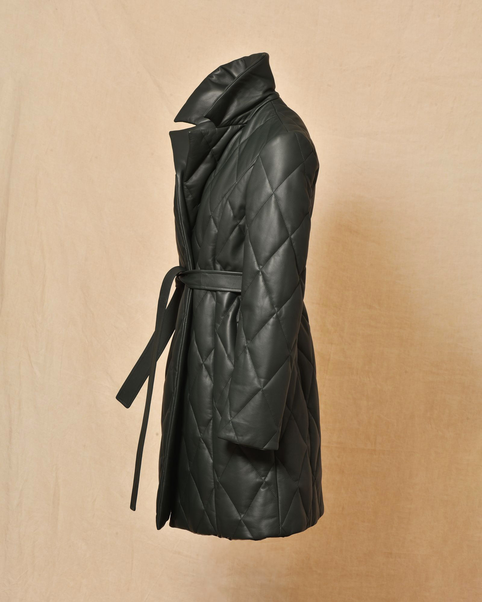 Manteau matelassé vert Biancalani