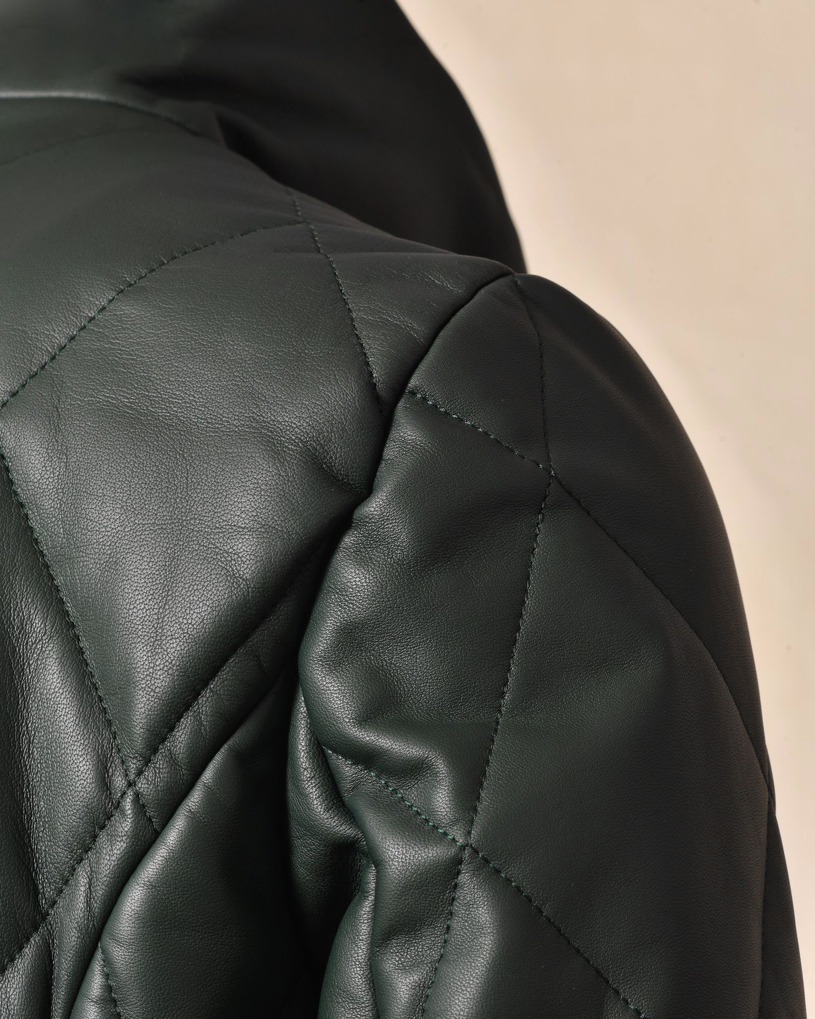 Manteau matelassé vert Biancalani