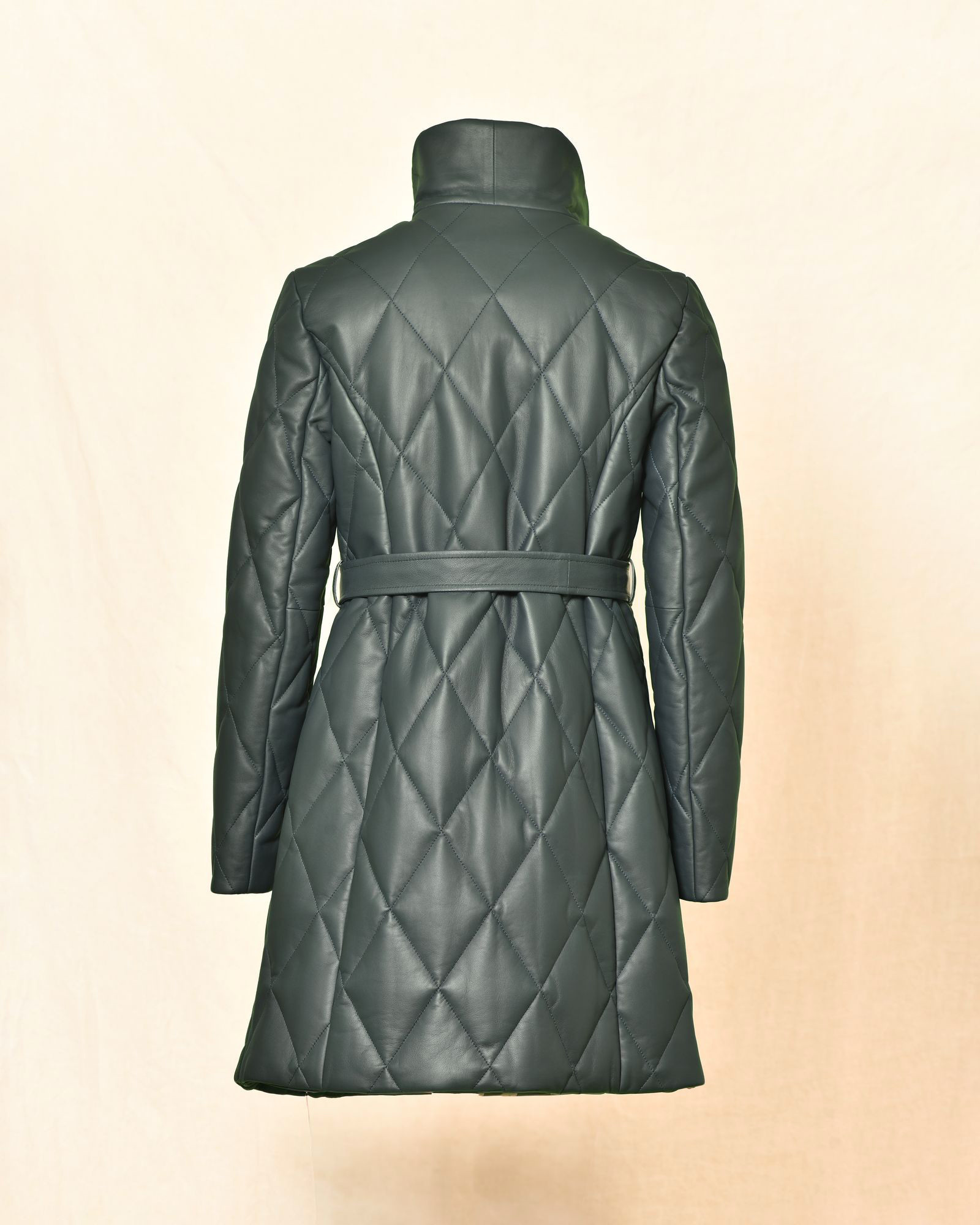 Manteau matelassé vert Biancalani