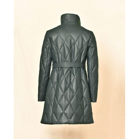 Manteau matelassé vert Biancalani