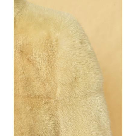 Manteau en vison jaune Valentino